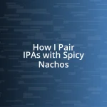 How I Pair IPAs with Spicy Nachos